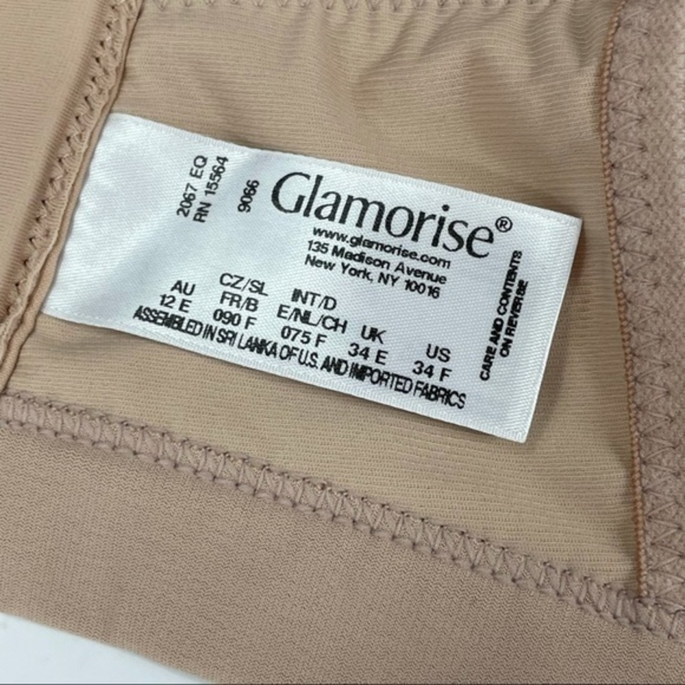 Glamorise Women's Bra - Beige - Picture 8 of 12